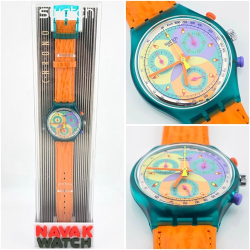 Swatch chrono scl102 1993 nos - scl102,