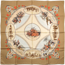 Hermes scarf cavaliers peuls - scarf,