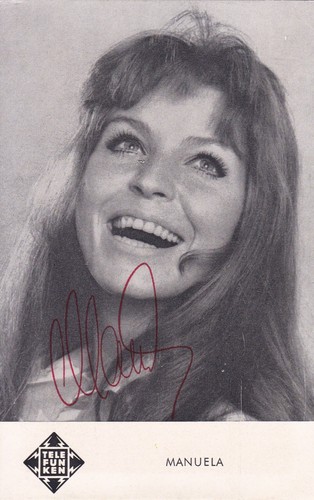 Manuela orig autogramm - manuela, orig.autogramm