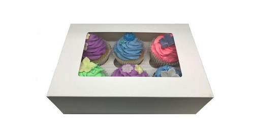 Scatola per cupcake fori - scatola,
