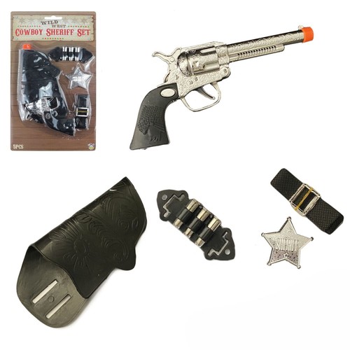 Set pezzi cowboy sceriffo - set,