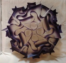 SLAMP VELI -Lampada PARETE / SOFFITTO - PLAFONIERA - VIOLA0-Made in Italy-53 Cm