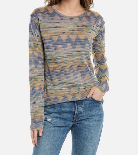 Maglione donna missoni blu - m,