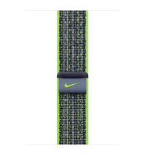 Cinturino originale Apple Watch Nike Sport Loop VERDE BRILLANTE/BLU 49mm 46mm 45mm 44mm