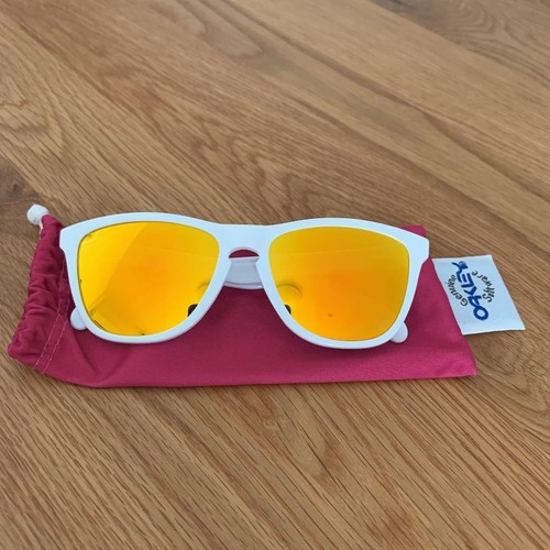 Oakley frogskins white fire - oakley, white/fire