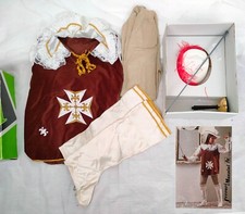 Confezione Abito Carnevale vintage70 Maschera Moschettiere M Ferrari Mazzini-767