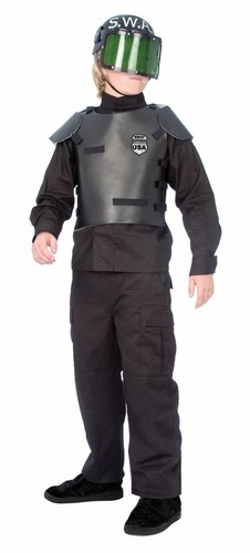 Costume polizia bambino swat - polizia,