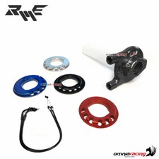 Gas Rapido Robby Moto competition nero 22mm+cavi Suzuki GSXR600/GSXR750 11>14