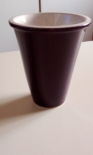 Portavaso ceramica viola - ceramica,
