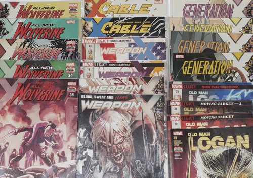 Marvel comic lot wolverine - marvel,