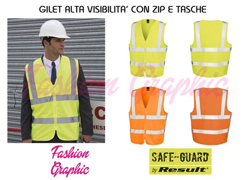 Gilet alta visibilita con - alta,