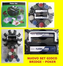 SET GIOCO CARTE POKER E FICHES