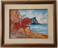 CAVALLO DI GLORIA di ALIGI SASSU - 1912 ceramica serigrafata 0854/1500
