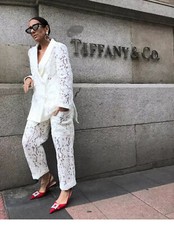 ZARA PANTALONE DONNA ECRÙ