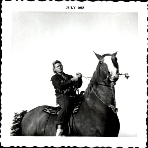 Vintage foto equitazione