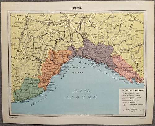 Liguria cartina geografica - liguria,