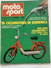 MOTO SPORT 1-8 GENNAIO 1974 IL "CIAO" GILERA 50 4V VESPA 50 ELESTAR