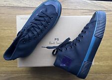 Stivali da ginnastica nuovi con scatola PS PAUL SMITH KIBBY Hi Top UK 9 EUR 43 misura UK 9,5 -10 neri