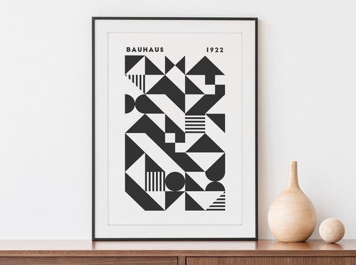 Stampa artistica geometrica