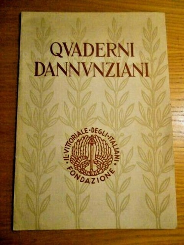 Quaderni dannunziani lettere - -,