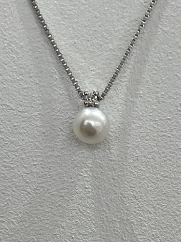Collana con perla - collana, da