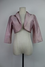 LUISA SPAGNOLI BLAZER GIACCA COPRISPALLE DONNA TG. 42 JACKET WOMAN ITALY SETA