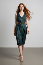 Abito tubino Fendi verde