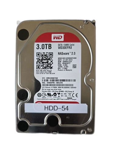 Red wd30efrx 3tb sata - sata, iii