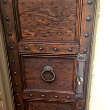 Vecchio avvolgimento per porta