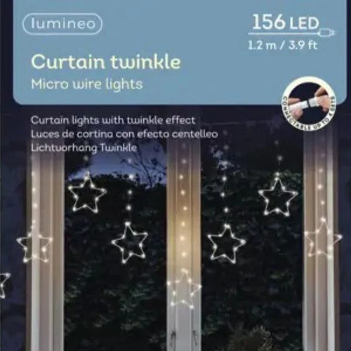 Tenda luci natale con - tenda,