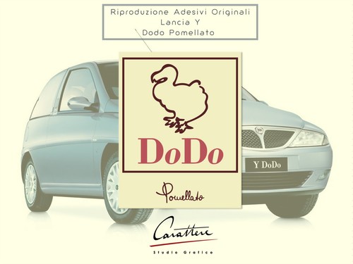 Coppia adesivi montanti lancia - coppia,