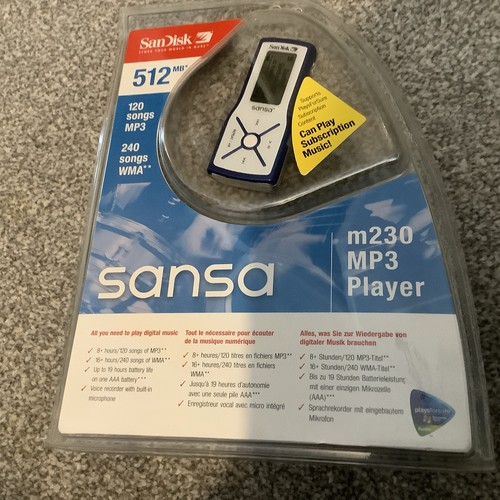 Sandisk sansa lettore mp3 m230 - sandisk,