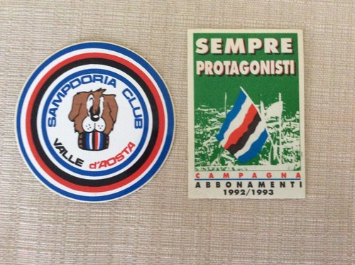 Sampdoria calcio adesivi - sampdoria, 2