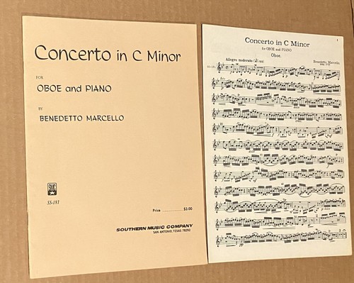 Concerto minore per oboe - do,