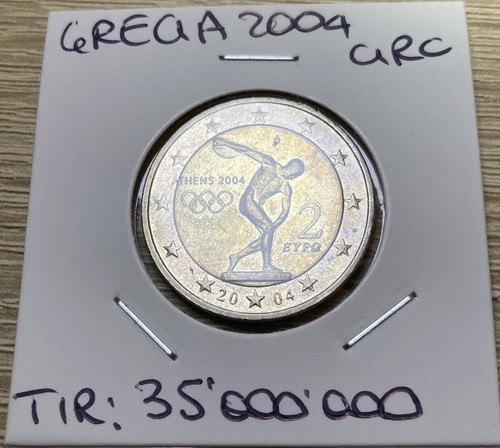 Euro commemorativa grecia - 2,