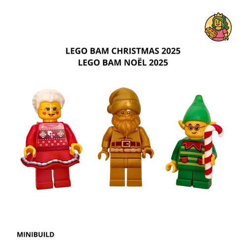 Lego minifigures bam noël - bam,