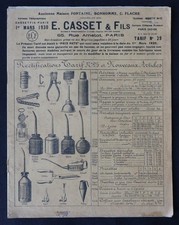 1930 catalogo CASSET