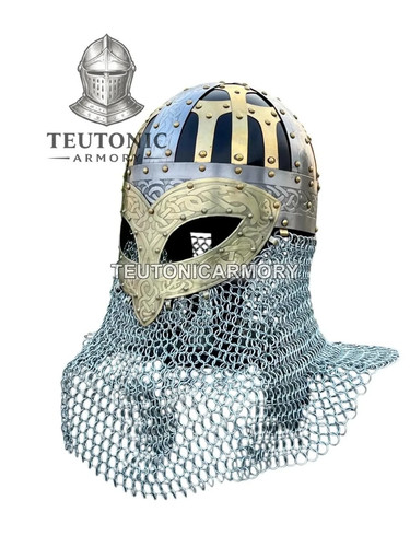 Elmetto vichingo medievale