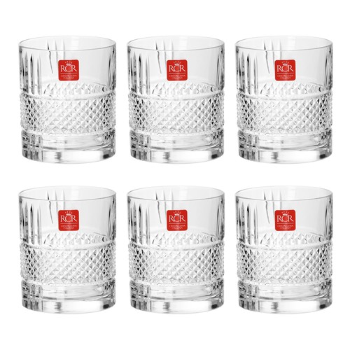 Rcr set bicchieri acqua - set,