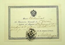 BRESCIA S. EUFEMIA DOCUMENTO MILITARE RISORGIMENTO LOMBARDO VENETO  1850