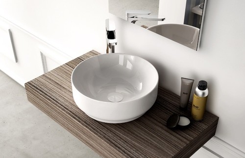 Lavandino lavabo bagno tondo - lavandino,