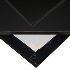 Tela tele per dipingere in Cotone Nero con Telaio da 1,7cm pittorica nera Graffe