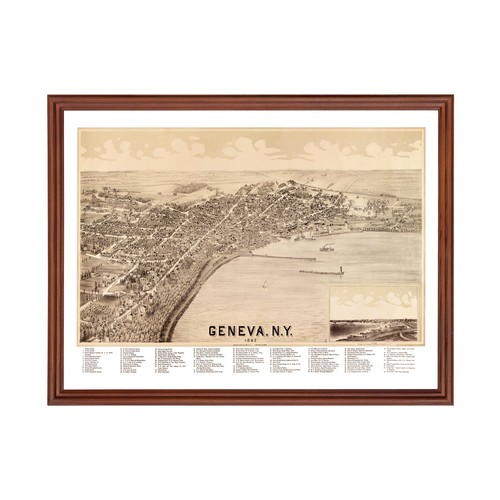 Vecchia mappa ginevra ny - vecchia,