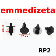 Rivetti clip scatto Plastica 7mm Carene codoni Honda Yamaha Suzuki Kawasaki 6pz.
