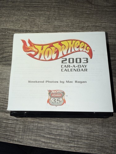 Hot wheels 2003 calendario - hot,