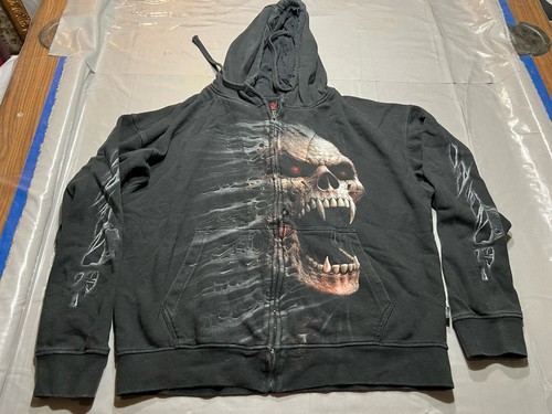 Y2k spiral direct gothic skull - spiral,