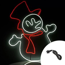 Pupazzo di neve luminoso da