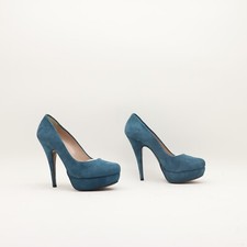 Scarpe Alberto Bressan Decolletè Usate EUR38 (Cod.SS3470) Donna Celeste Camoscio