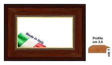 Cornice in legno noce rustica