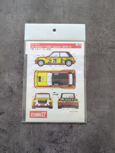 Renault turbo decalc 24 - 5, 1/24